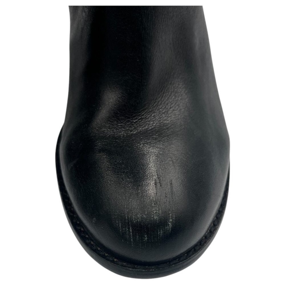 VINTAGE Equestrian Ralph Lauren Black Heeled Boots size 9 - Picture 9 of 11